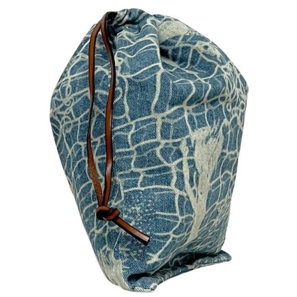 Loewe Draw String Pouch Light Blue Paurazibiza Cl… - image 2